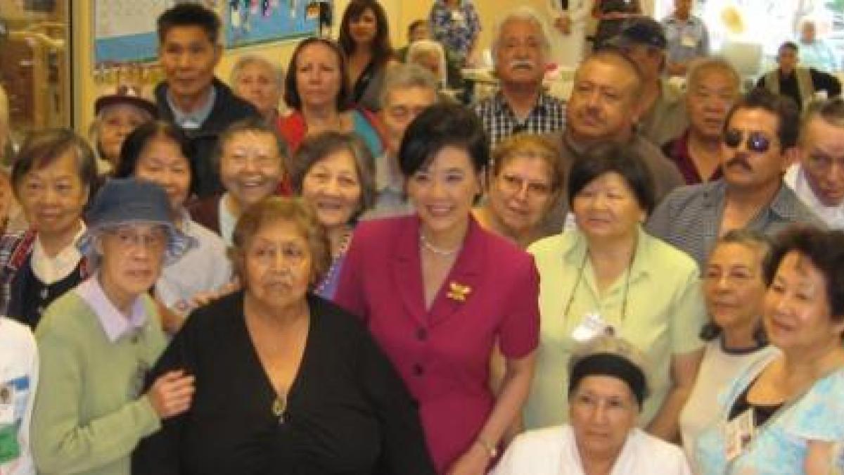 Rep. Chu with seniors