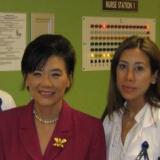 Rep. Chu with Health care professionals