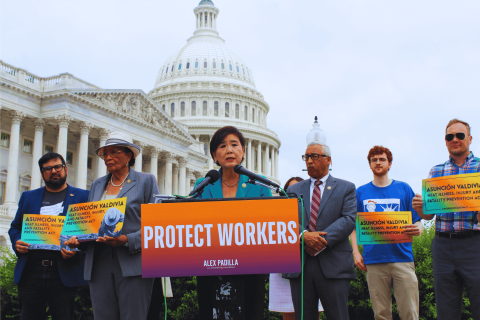 Rep. Chu Speaks at Press Conference