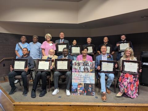 Rep. Judy Chu with 2025 Congressional Leadership Award Honorees