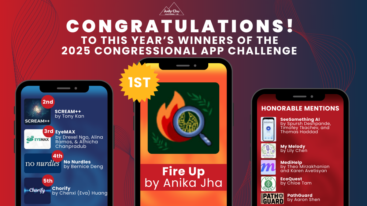 2025 Congressional App Challenge Winners