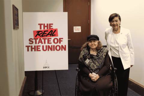 Rep. Chu and Ms. Becky Roberts